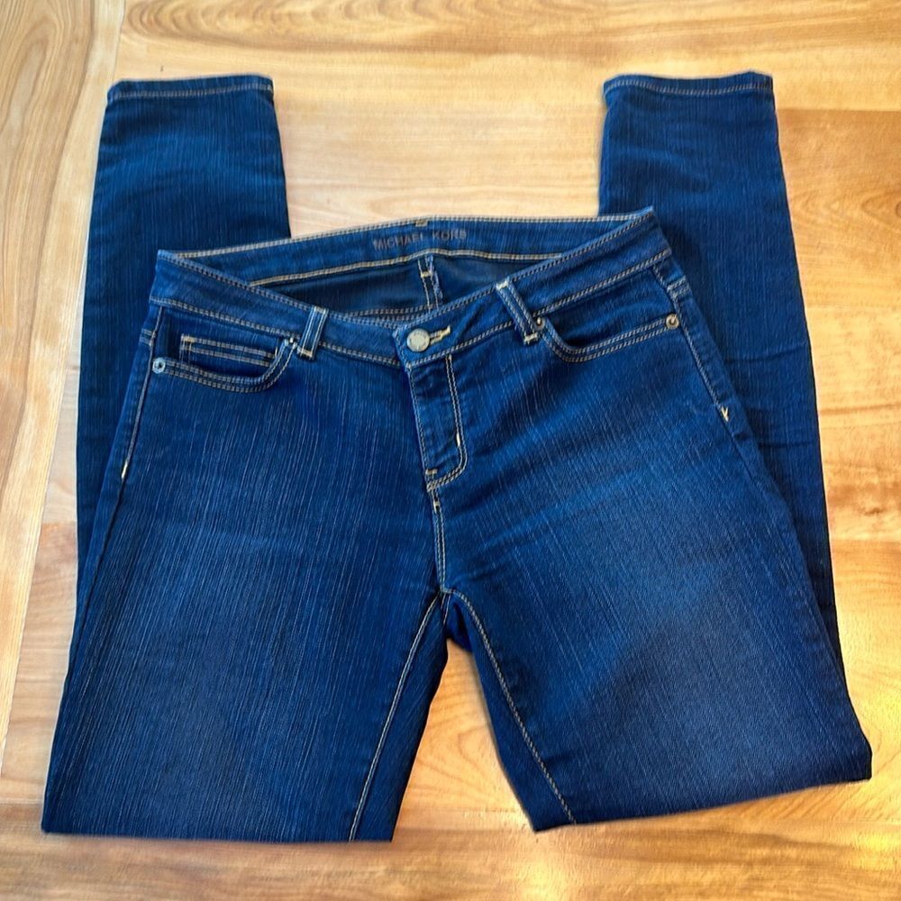 Michael kors dark wash‎ skinny jeans